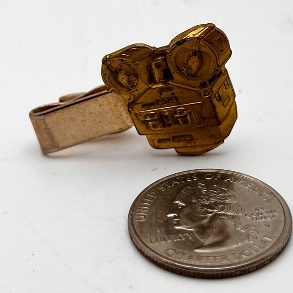 Vintage 50s 60s Navy Aerial Reconnaissance Camera Tie Clip Cold War Leavens Co - Picture 5 of 16